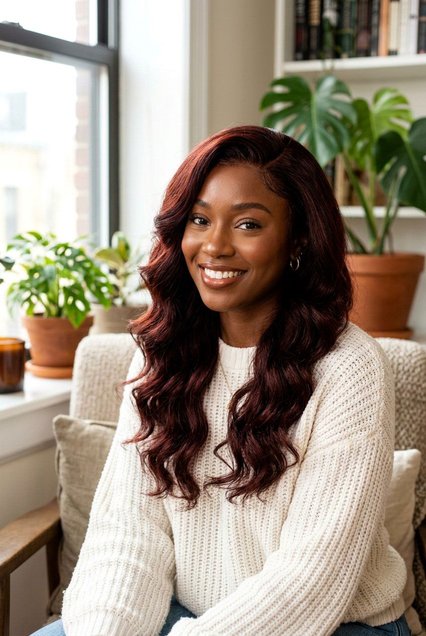20 Best Hair Color For Dark Skin That Look Incredibly Flattering