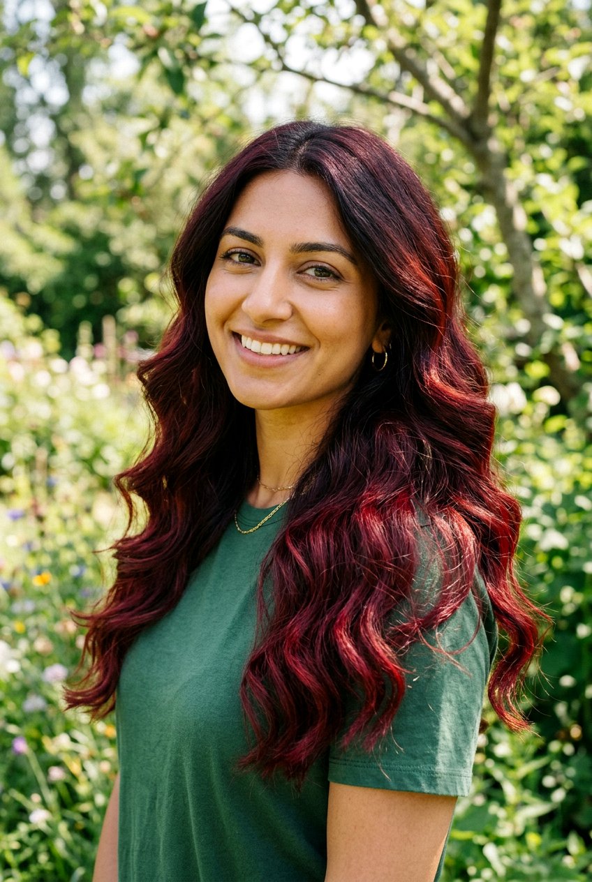 Dark Red Ombre For Olive Skin - 20 best red hair color for olive skin - 20 best red hair color for olive skin