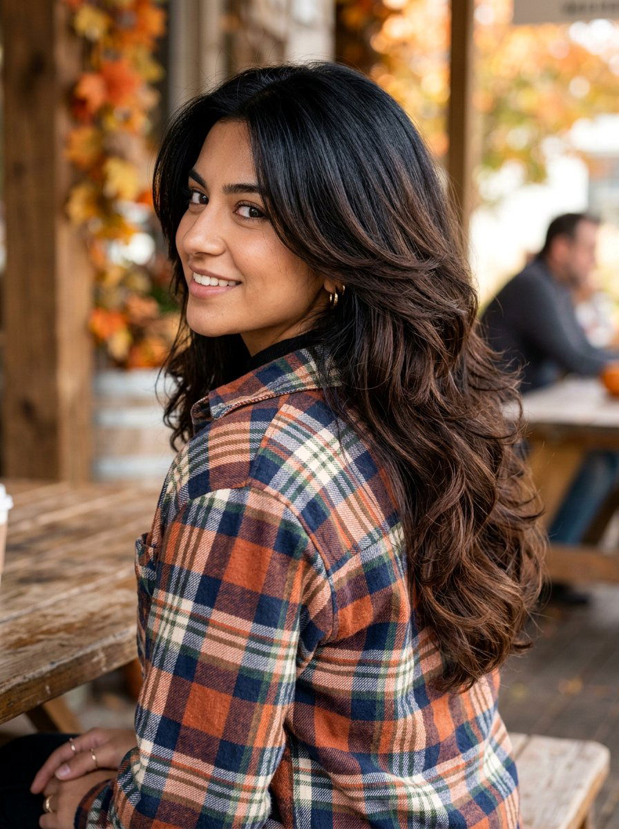 Dark Roast Balayage On Layered Black Hair - 20 dark roast balayage on black hair - 20 dark roast balayage on black hair