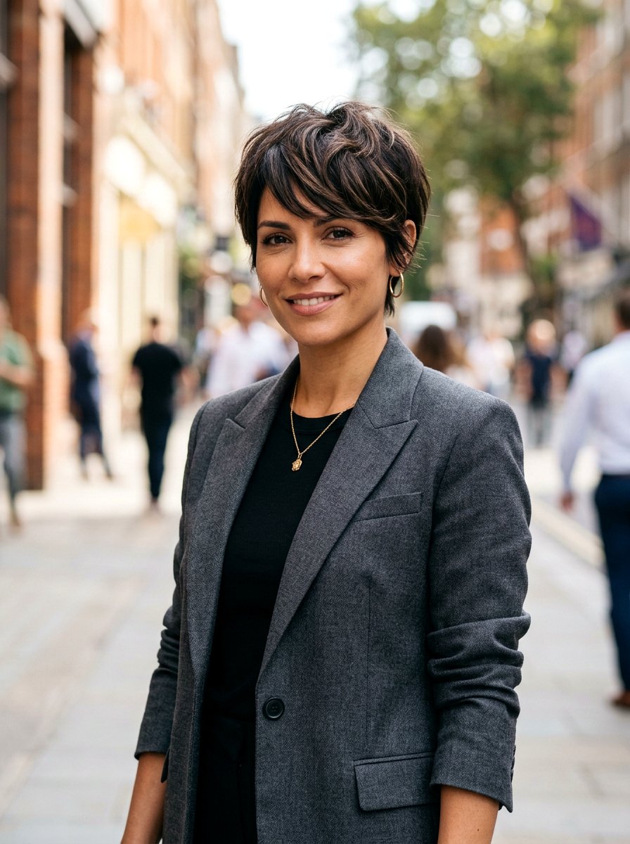 Dark Roast Balayage Pixie Cut - 20 dark roast balayage on black hair - 20 dark roast balayage on black hair