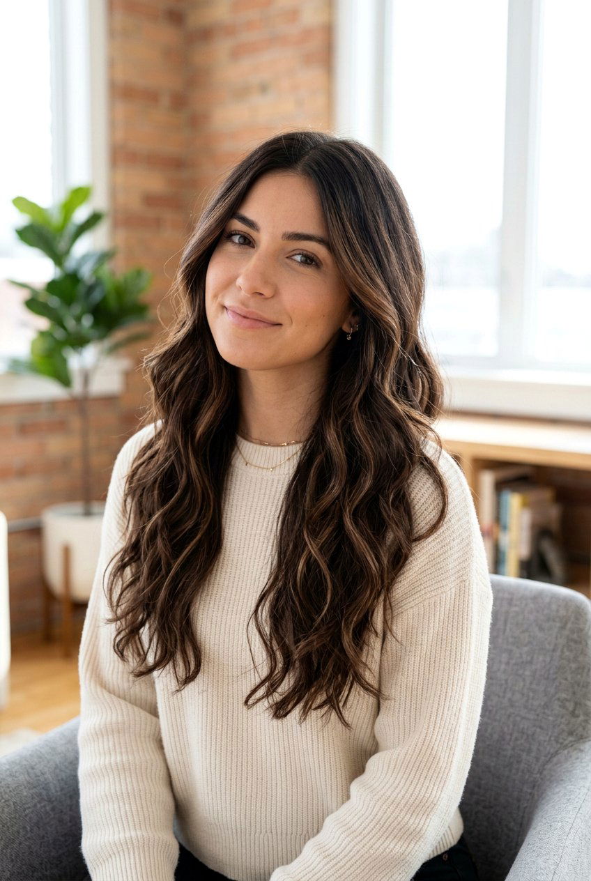 Dark Roast Brunette Balayage with Lowlights - 20 dark roast brunette hair - 20 dark roast brunette hair