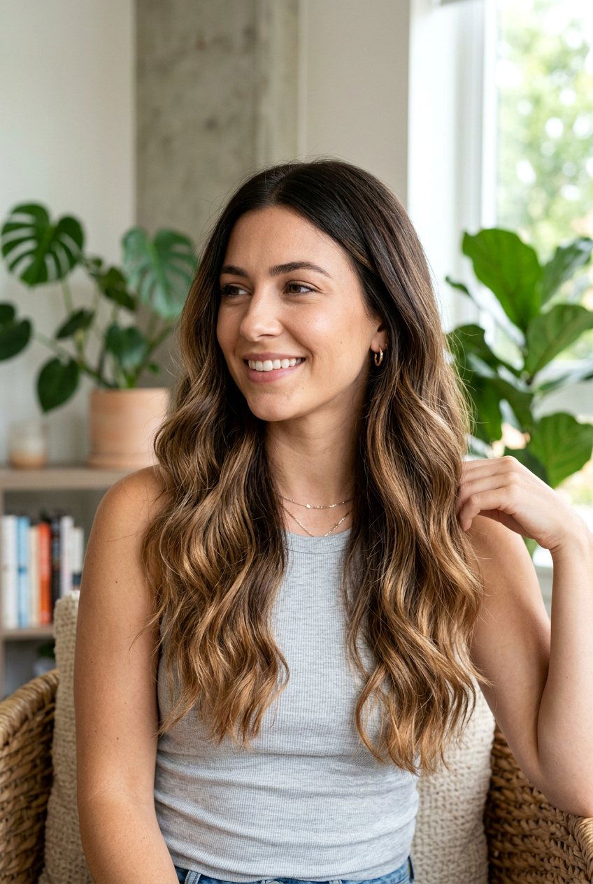 Dark Root Brunette Balayage - 20 mature women brunette balayage ideas - 20 mature women brunette balayage ideas