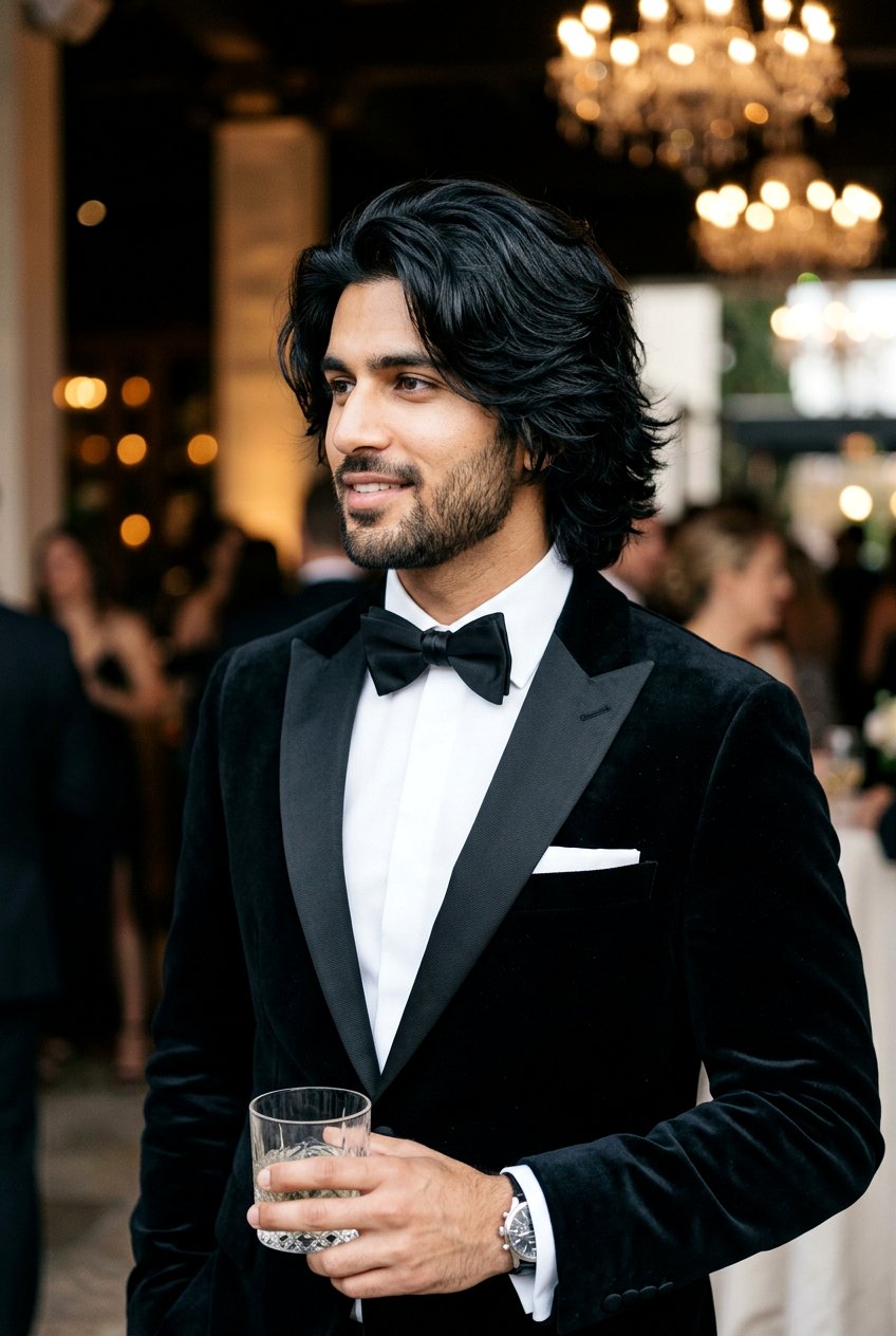 Dark Shaggy Flow - 20 shaggy flow haircut men - 20 shaggy flow haircut men