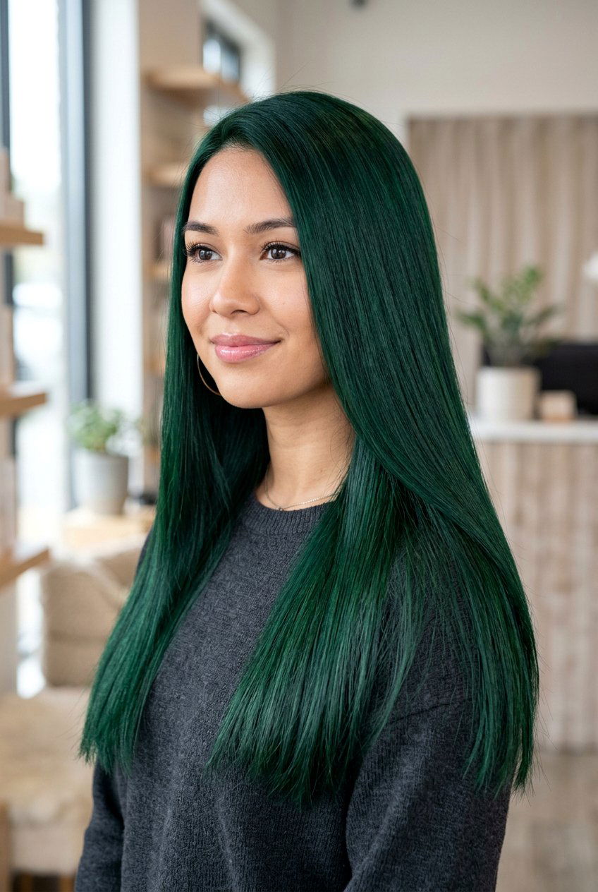 Dark emerald green hair - 20 emerald green hair color - 20 emerald green hair color