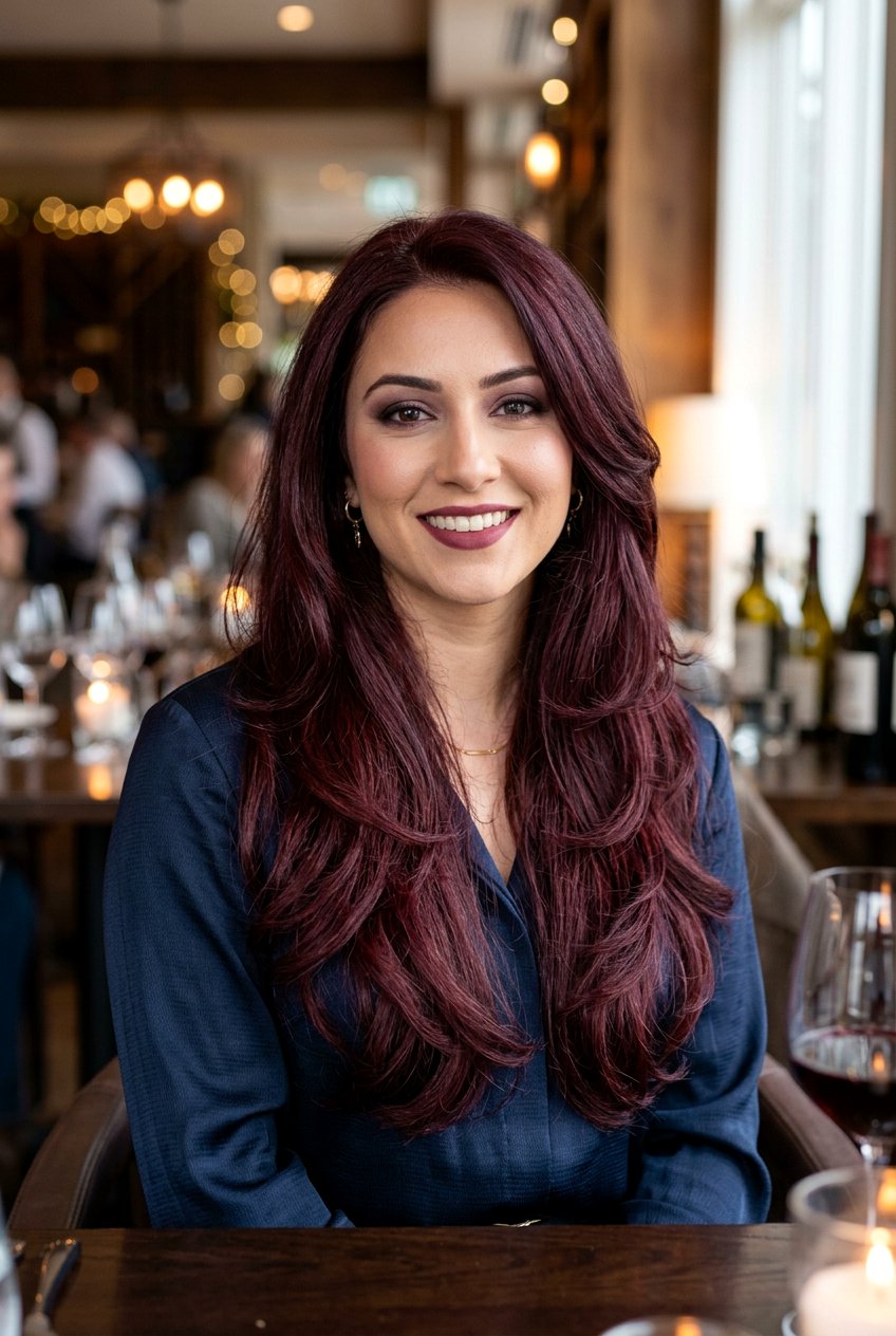 Deep Burgundy Mulled Wine Hair - 20 mulled wine hair color - 20 mulled wine hair color