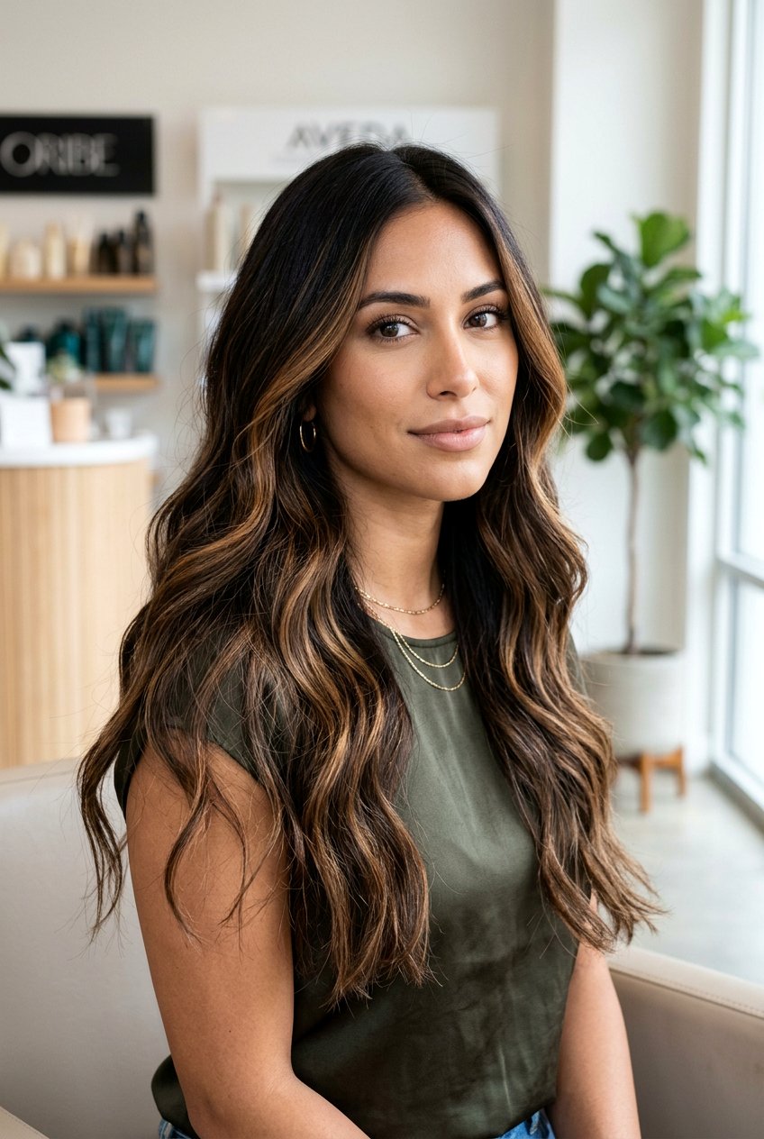 Deep Caramel Highlights On Espresso Hair - 20 caramel highlights on brown hair - 20 caramel highlights on brown hair