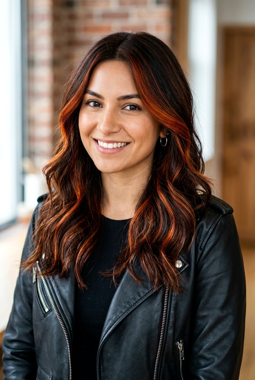 Deep Chestnut Brown Hair Dye - 20 chestnut brunette with copper ribbons - 20 chestnut brunette with copper ribbons