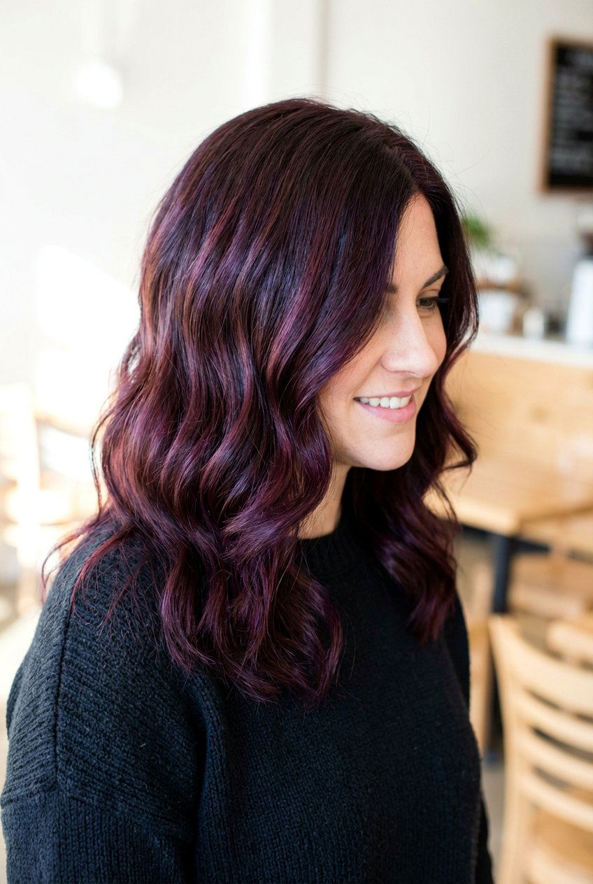 Deep Chocolate Plum - 20 cola brunette hair color - 20 cola brunette hair color