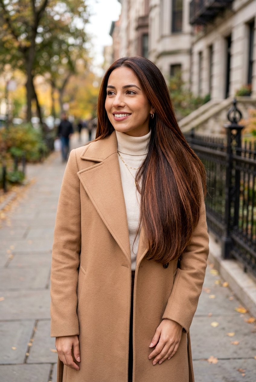 Deep Copper Balayage Highlights - 20 bright copper balayage ideas - 20 bright copper balayage ideas