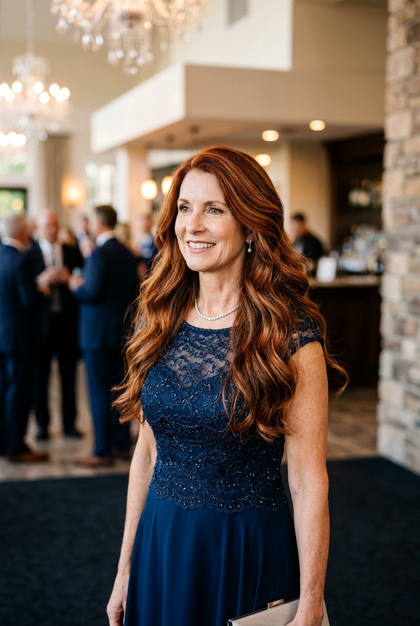 Deep Copper Chestnut Long Hair - 20 mature women copper hair color ideas - 20 mature women copper hair color ideas