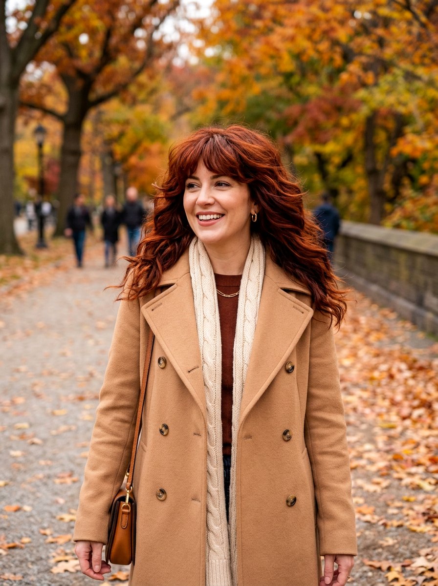 Deep Copper Shag - 20 copper shag hair color ideas - 20 copper shag hair color ideas