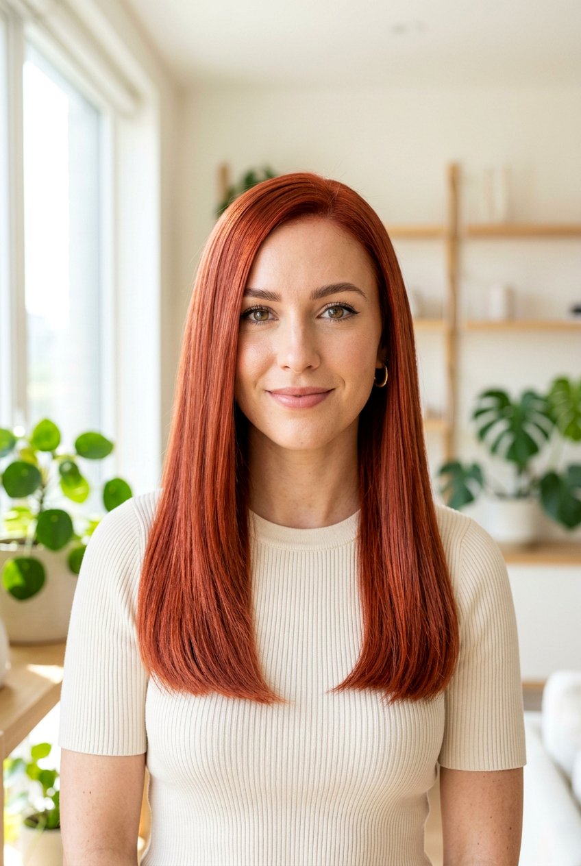 Deep Coral Hair - 20 coral hair color ideas - 20 coral hair color ideas