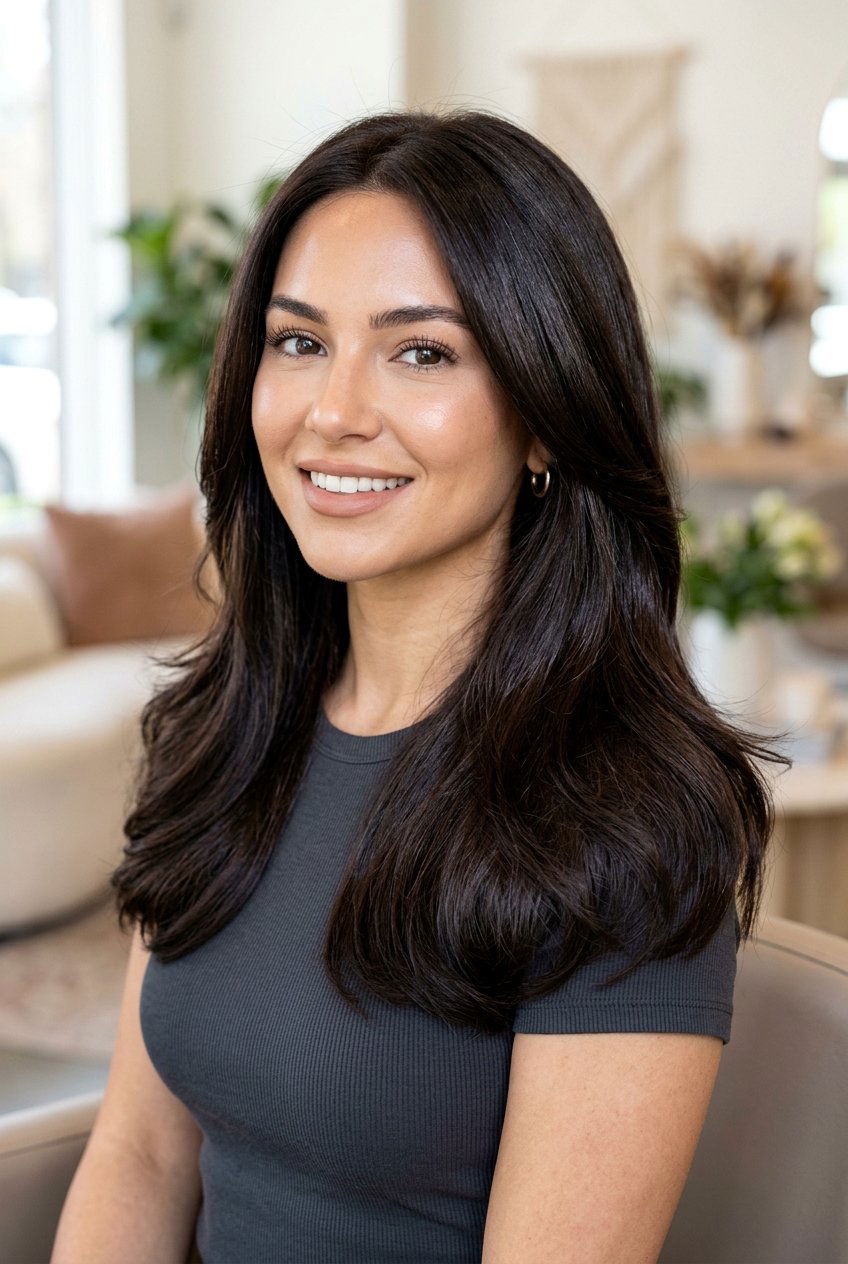 Deep Espresso Brown - 20 hair color ideas for gray coverage - 20 hair color ideas for gray coverage