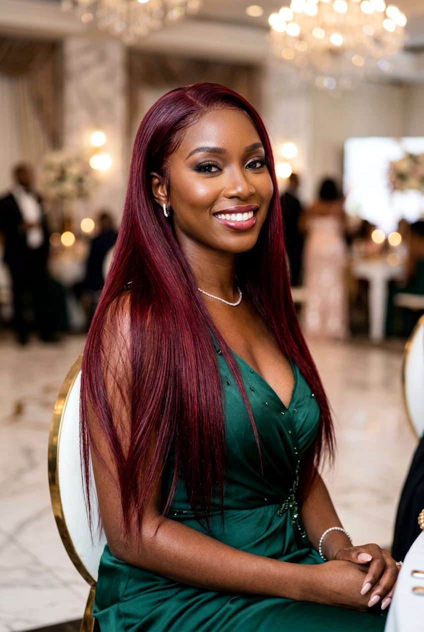 Deep Garnet Hair - 20 burgundy hair color for dark skin - 20 burgundy hair color for dark skin