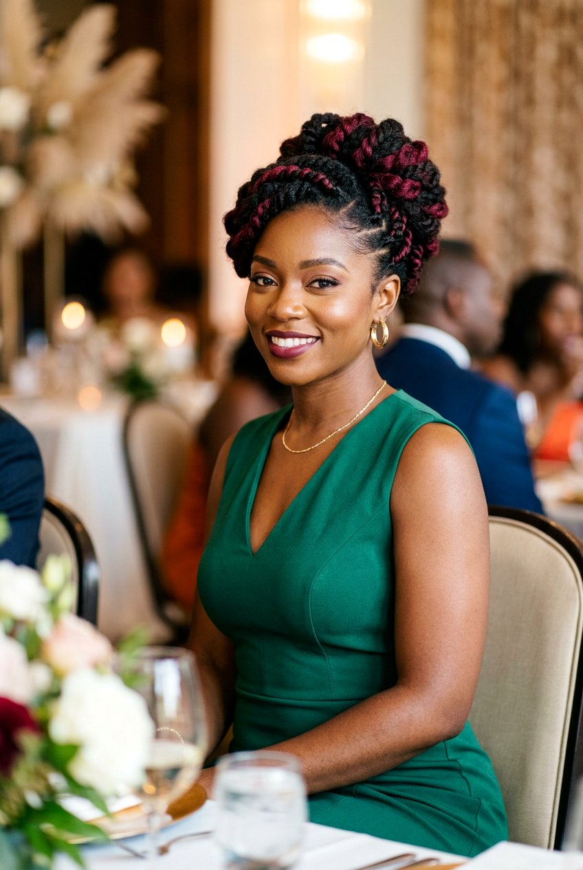 Deep Garnet Highlights For Darker Skin Tones - 20 burgundy highlights for mature women - 20 burgundy highlights for mature women