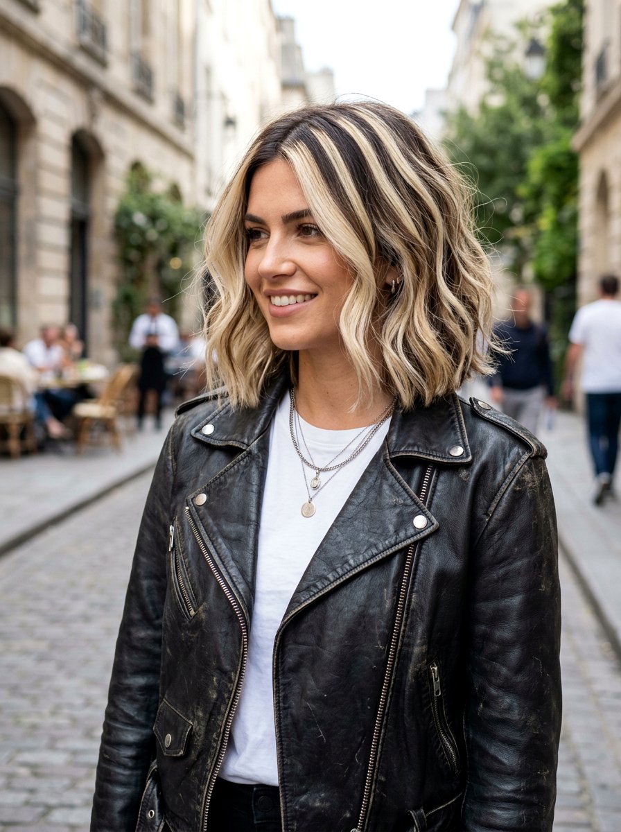 Deep Root Shadow On Chunky Blonde Highlights - 20 root shadow ideas for blonde hair - 20 root shadow ideas for blonde hair