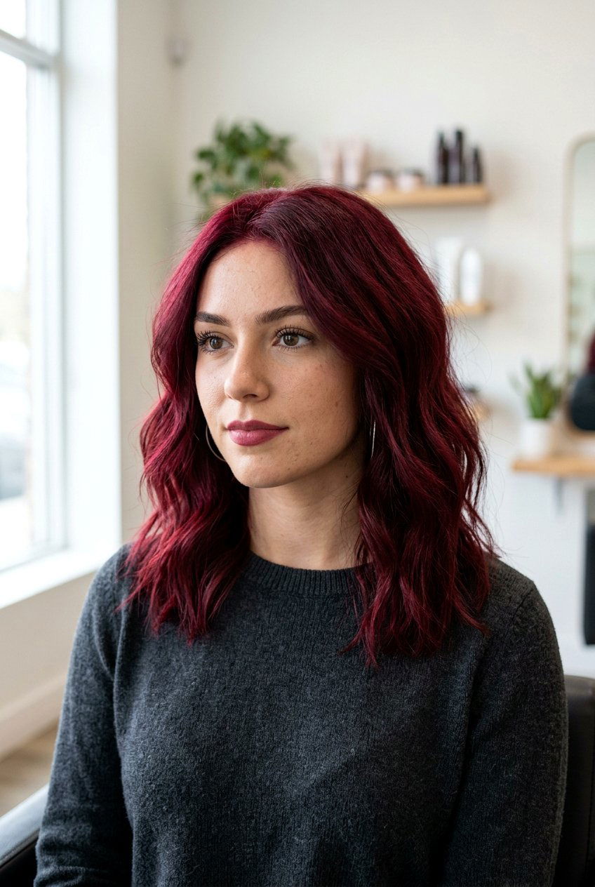 20 Stunning Ruby Red Hair Color Ideas for a Bold New Look