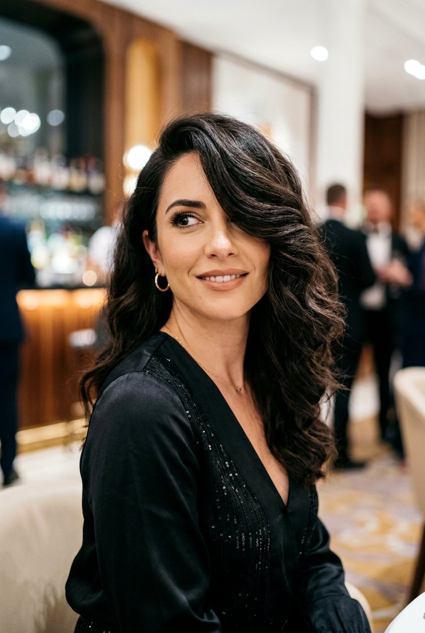 Deep Side Part - 20 haircut for frizzy hair women - 20 haircut for frizzy hair women