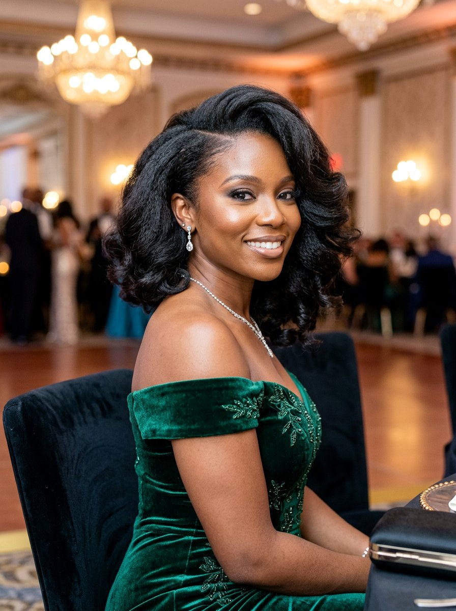 Deep Side Part Bob - 20 trendy haircut for black women 2026 - 20 trendy haircut for black women 2026