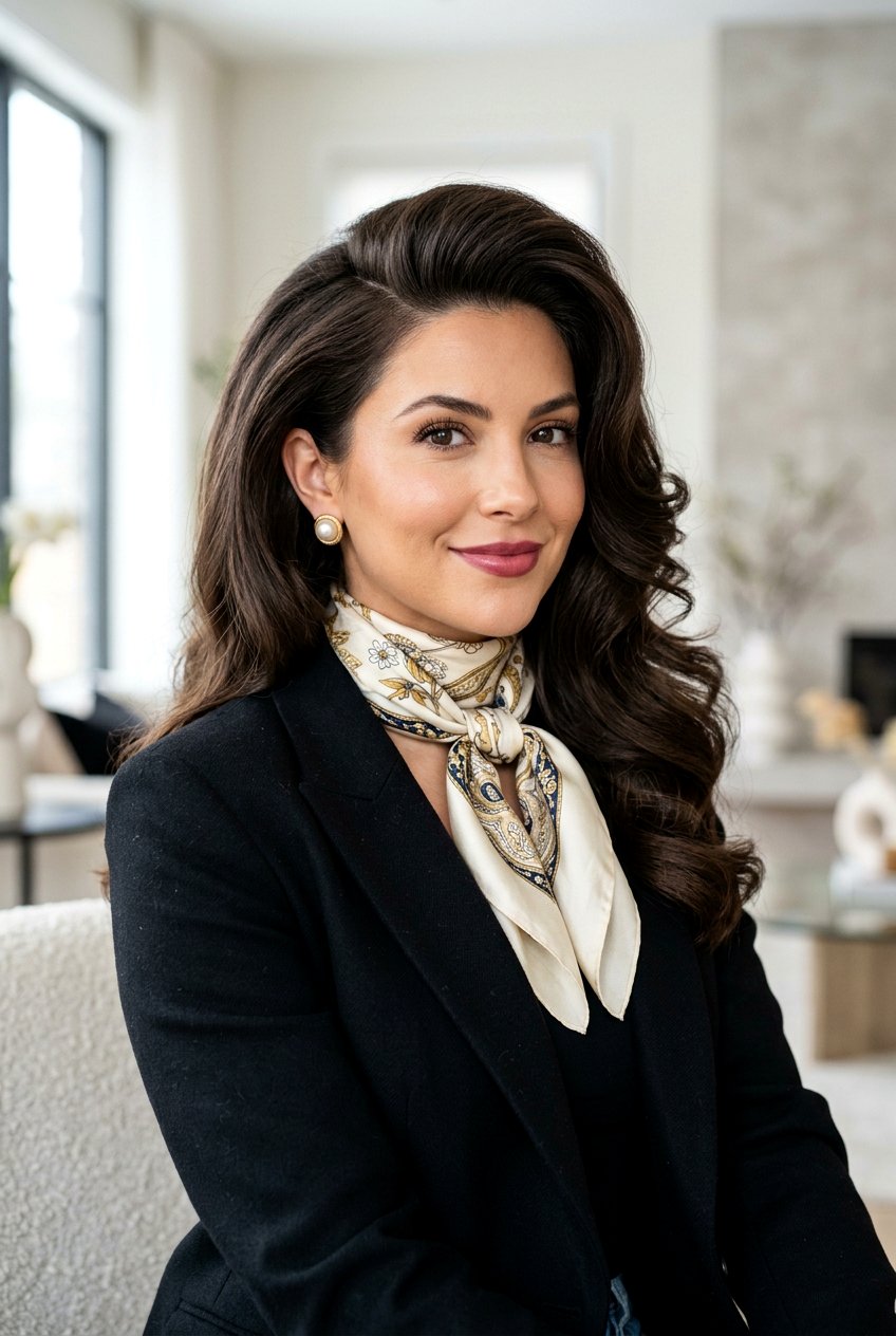 Deep Side Part Glamour - 20 old money blowout for shoulder length hair - 20 old money blowout for shoulder length hair