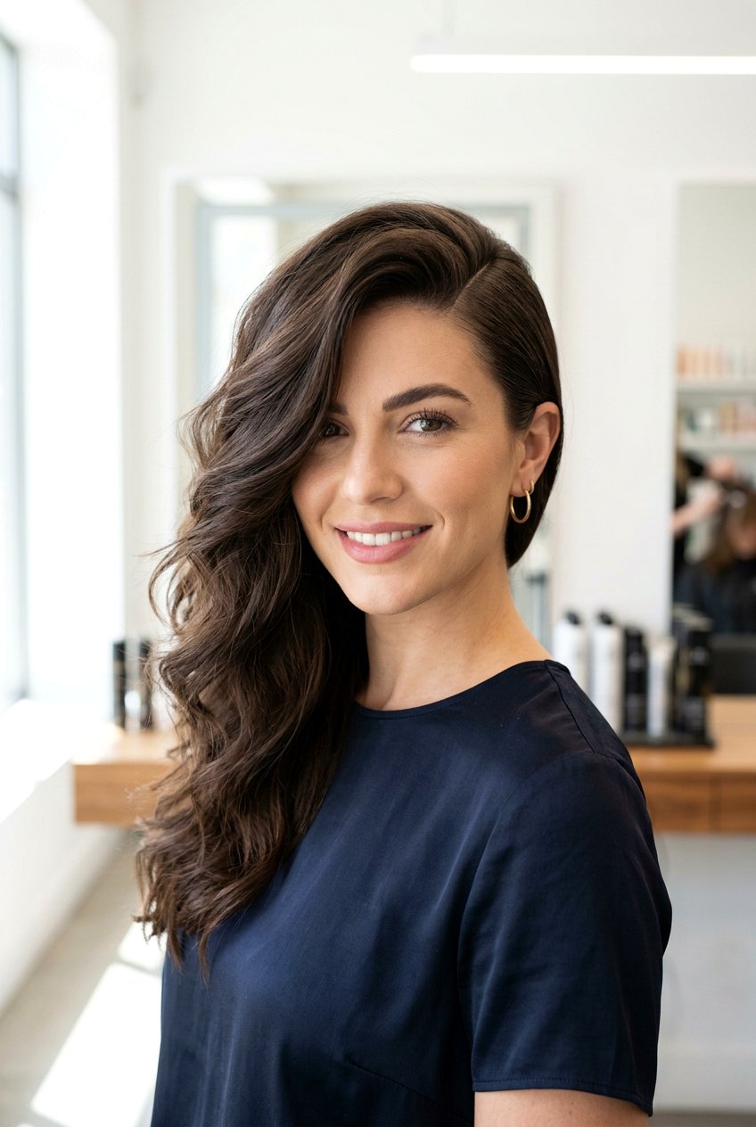 Deep Side Part Haircut - 20 hairstyles for fine hair - 20 hairstyles for fine hair