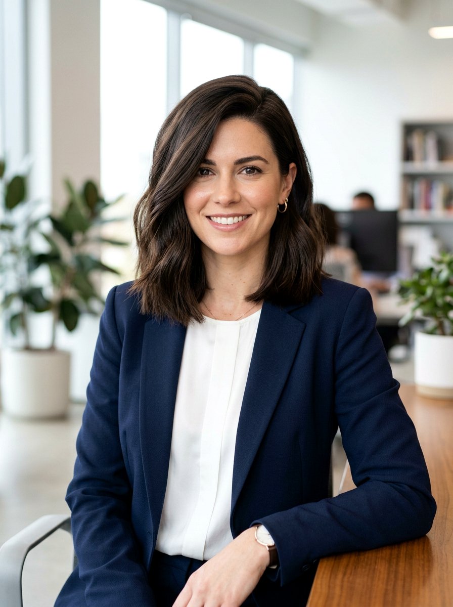 Deep Side Part Lob - 20 hairstyle to hide thinning temples - 20 hairstyle to hide thinning temples