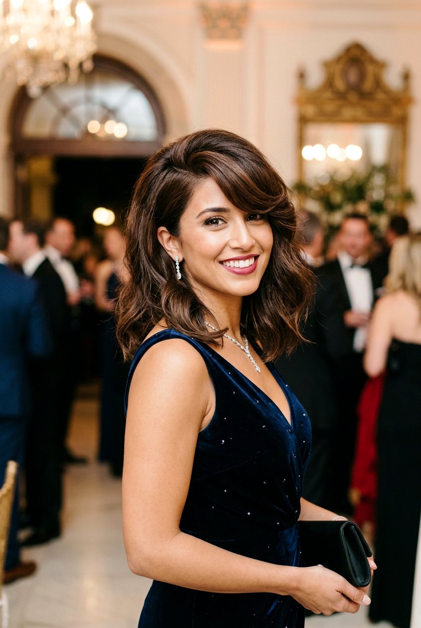 Deep Side Part Lob - 20 quiet luxury lob haircut - 20 quiet luxury lob haircut