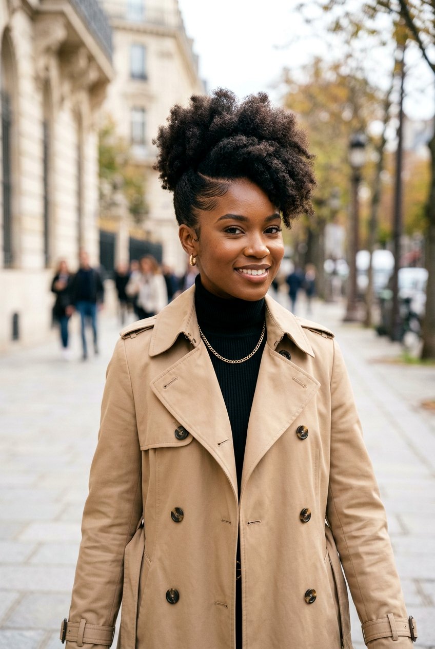 Deep Side Part Puff - 20 side part puff for black women - 20 side part puff for black women