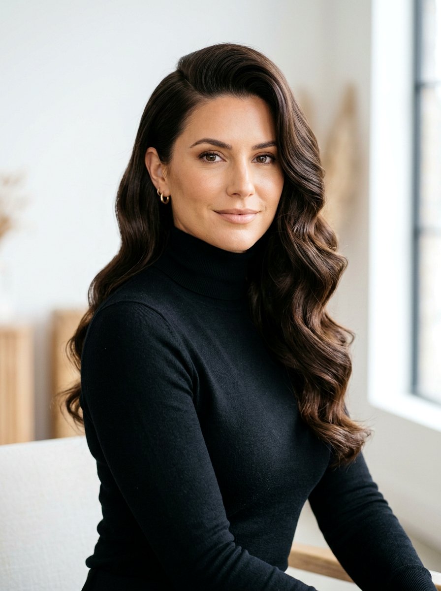 Deep Side Part Waves - 20 glossy side part waves hairstyle - 20 glossy side part waves hairstyle