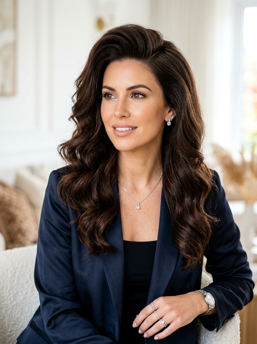 Deep Side Parting - 20 volume haircut for thinning hair women - 20 volume haircut for thinning hair women