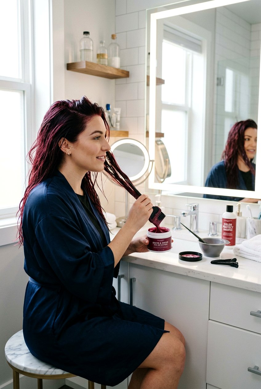 Deep Wine Red Balayage Maintenance Tips - 20 deep wine red balayage - 20 deep wine red balayage