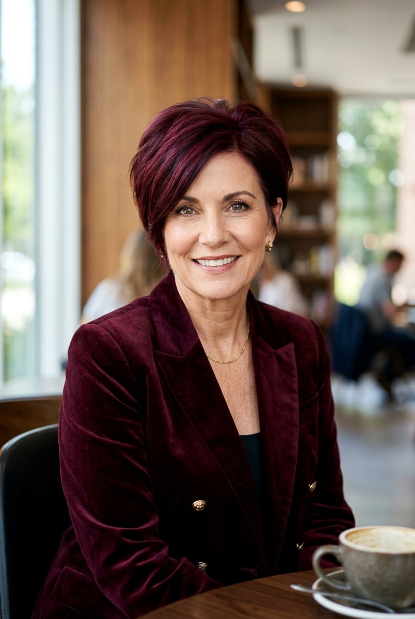 Deep burgundy hair color for women over 50 with brown eyes - 20 hair color for women over 50 with brown eyes - 20 hair color for women over 50 with brown eyes