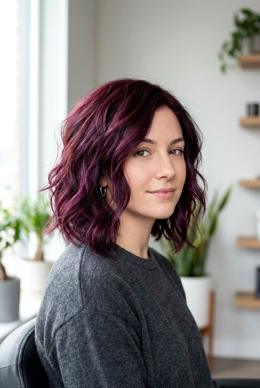 Deep burgundy hair color - 20 wine red hair color - 20 wine red hair color