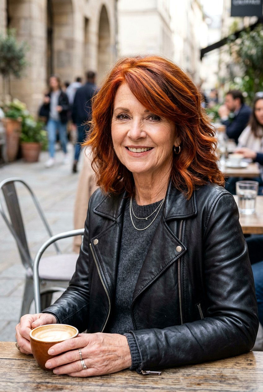 Deep cinnamon auburn - 20 soft auburn hair color for older women - 20 soft auburn hair color for older women