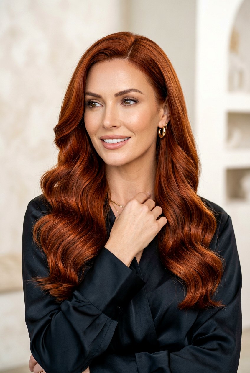 Deep copper hair - 20 copper hair color ideas - 20 copper hair color ideas