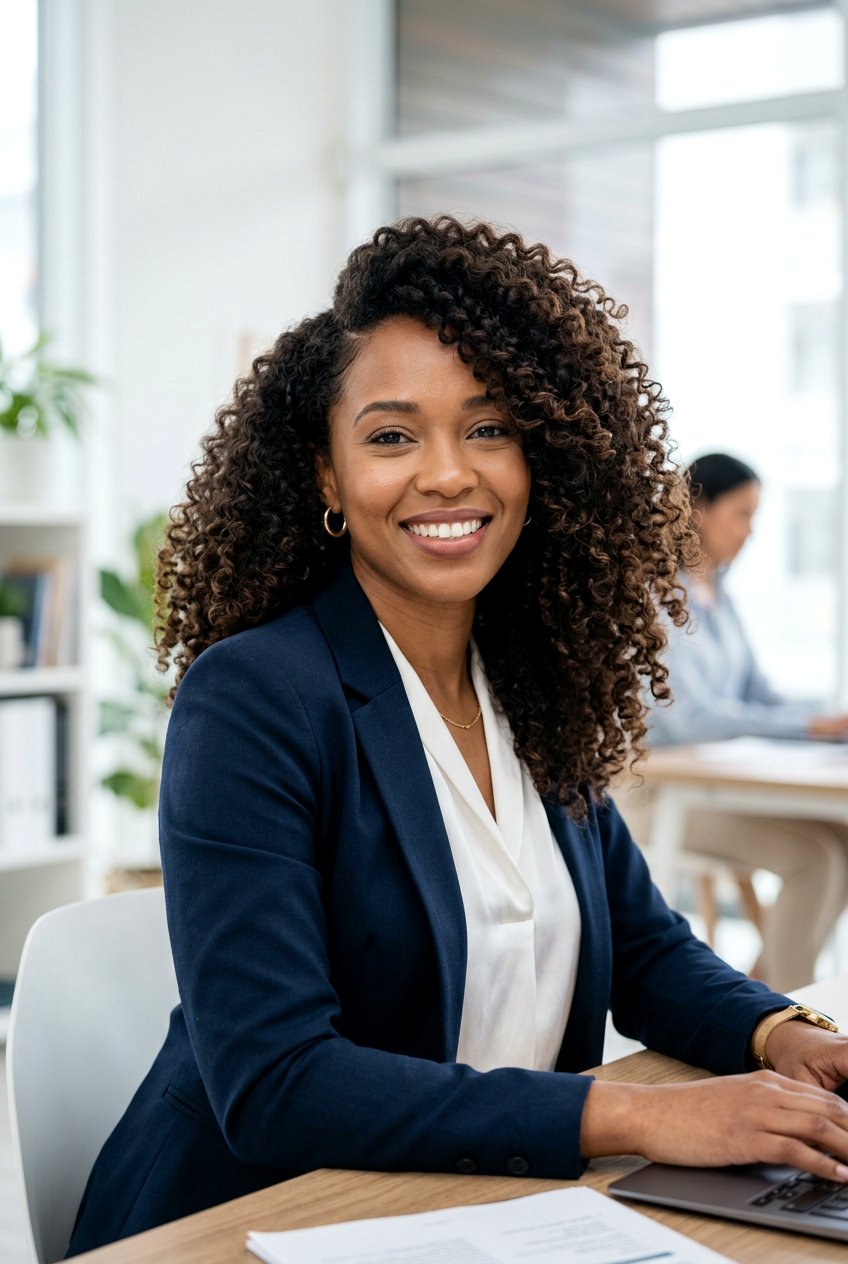 Deep side part curly hair - 20 interview hairstyle for curly hair women - 20 interview hairstyle for curly hair women