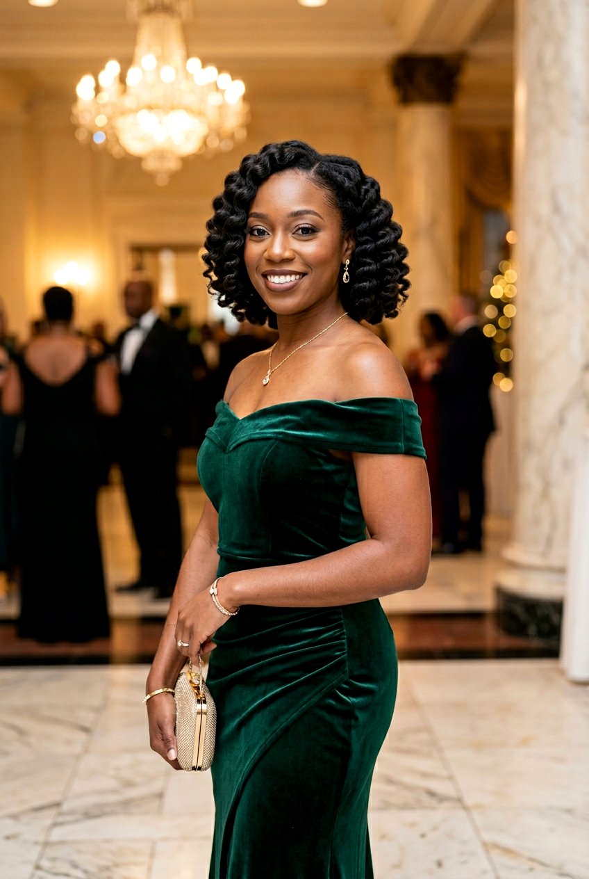 Defined Braid Out Bob - 20 braid out bob hairstyle - 20 braid out bob hairstyle