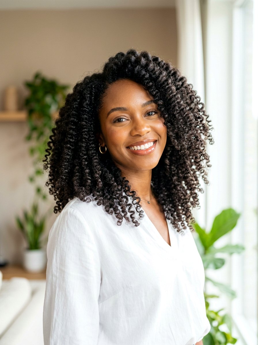 Defined Twist Out For Interview - 20 interview hairstyle for curly natural hair - 20 interview hairstyle for curly natural hair