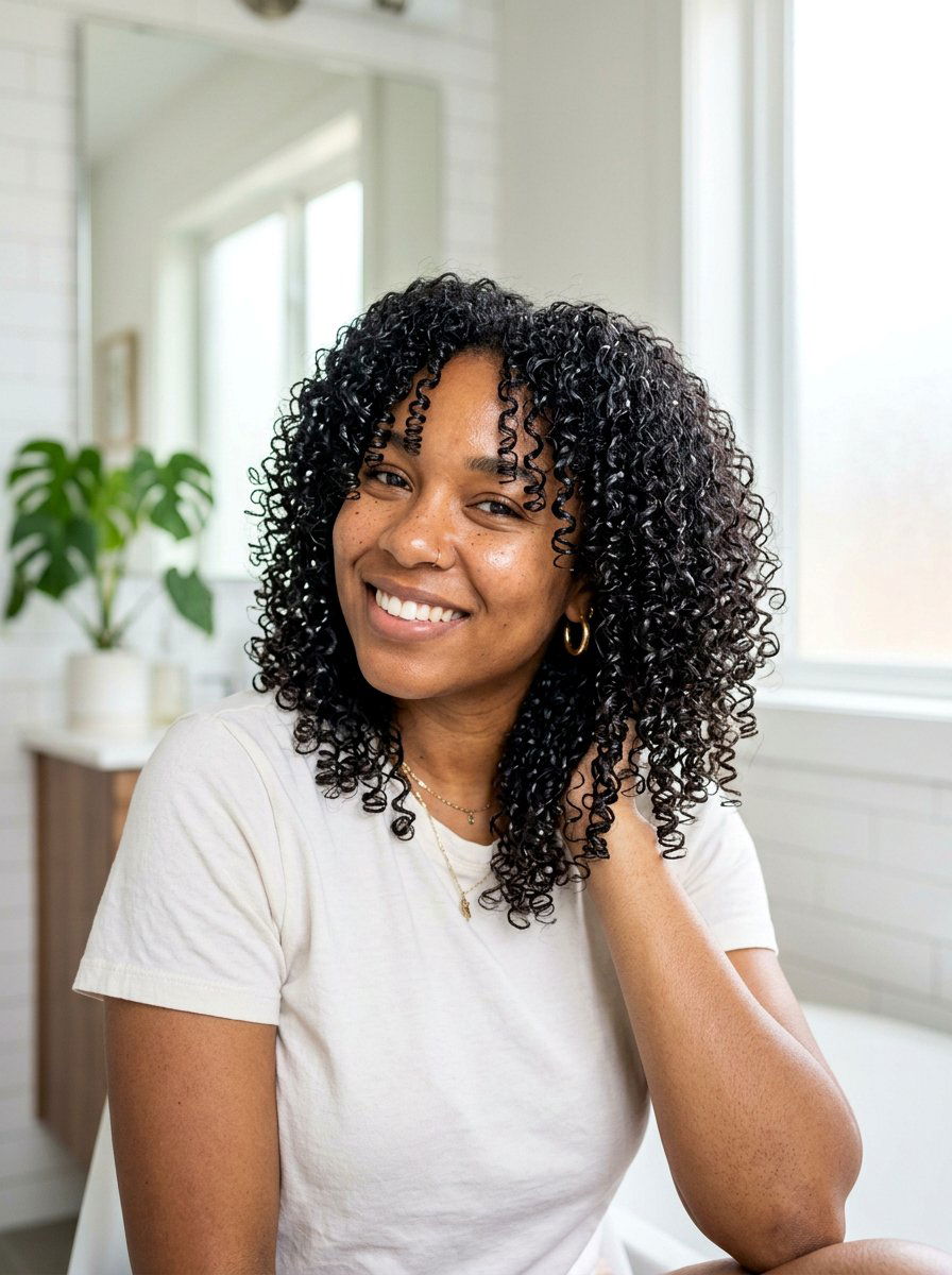 Defined Wash And Go Wet Look - 20 wet look curls hairstyle - 20 wet look curls hairstyle