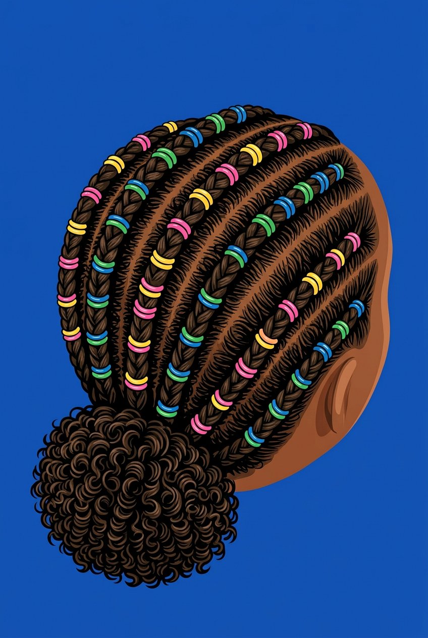 Diagonal Rubber Band Rows - 20 easy rubber band styles for kids - 20 easy rubber band styles for kids