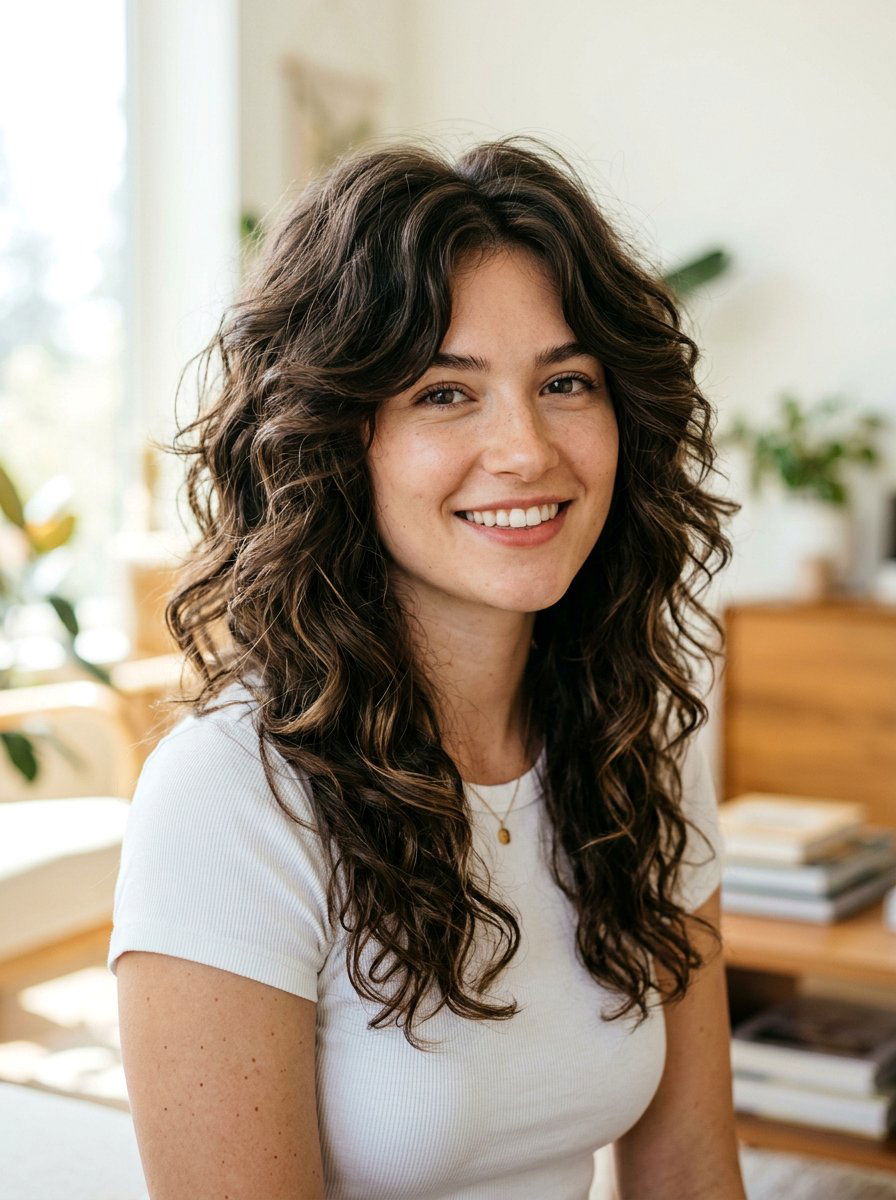 Diffused Wavy Wolf Cut For Extra Volume - 20 wavy wolf cut for medium hair - 20 wavy wolf cut for medium hair