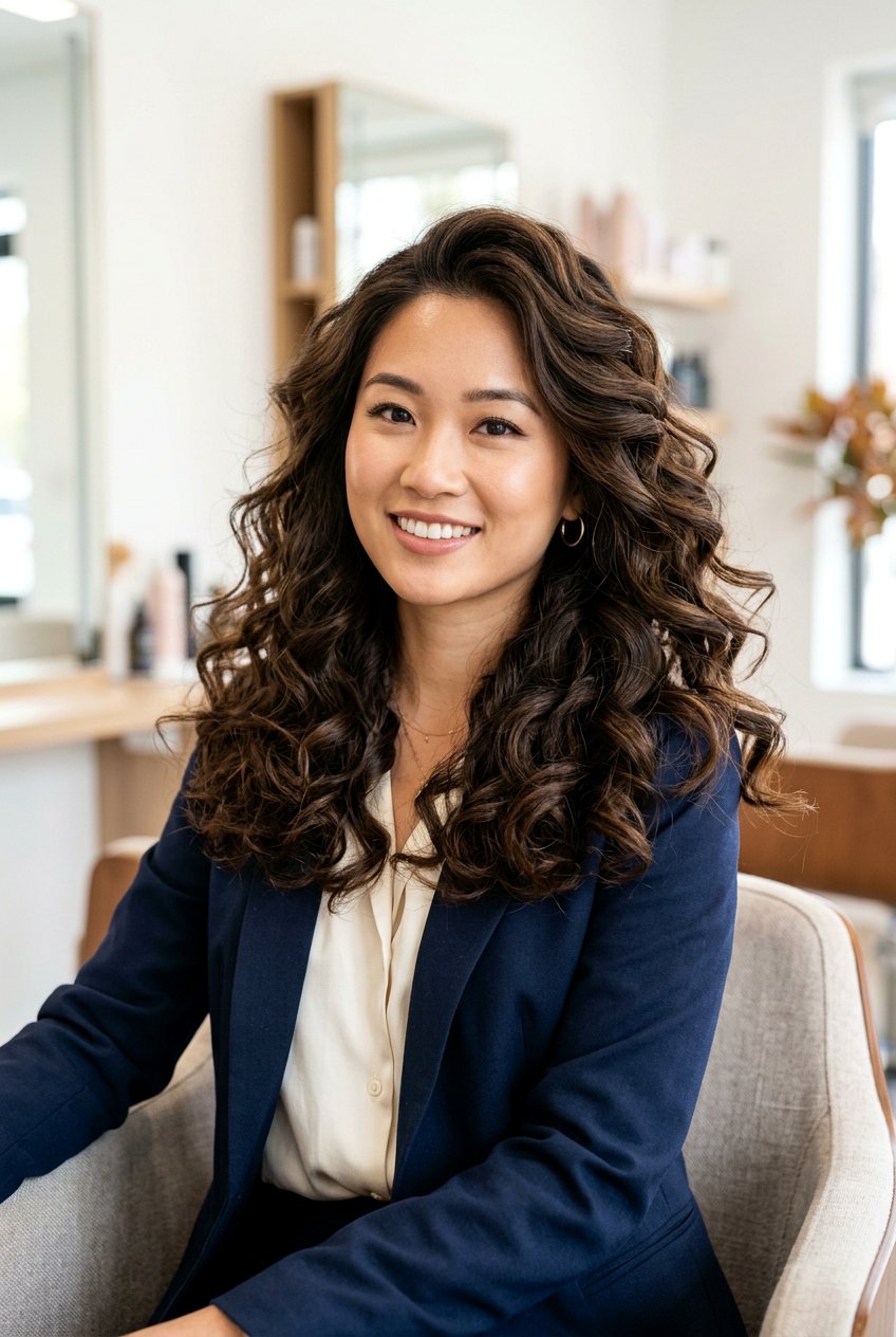 Digital Perm Big Bouncy Curls - 20 korean perm hairstyles - 20 korean perm hairstyles