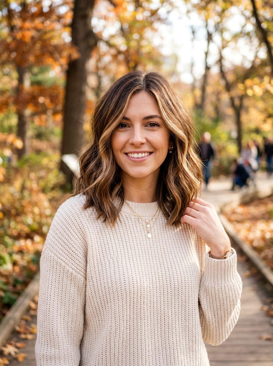 Dimensional Brunette Lob - 20 dimensional brunette for first time color - 20 dimensional brunette for first time color