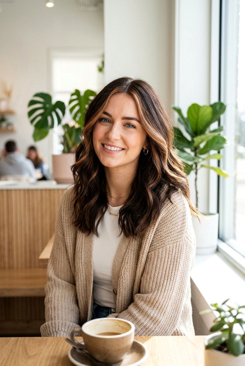 Dimensional Brunette Money Piece - 20 natural looking money piece hair - 20 natural looking money piece hair