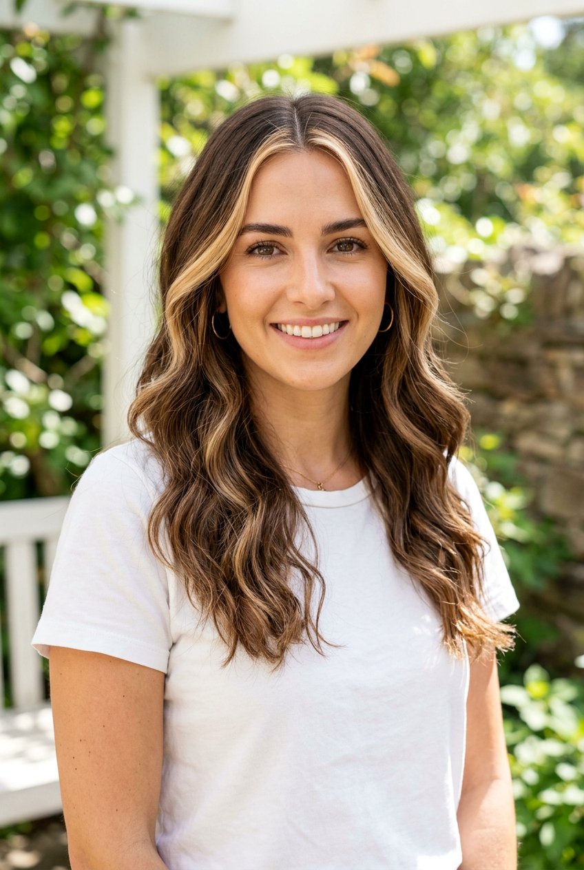 Dimensional Brunette With Money Piece - 20 dimensional brunette hair - 20 dimensional brunette hair