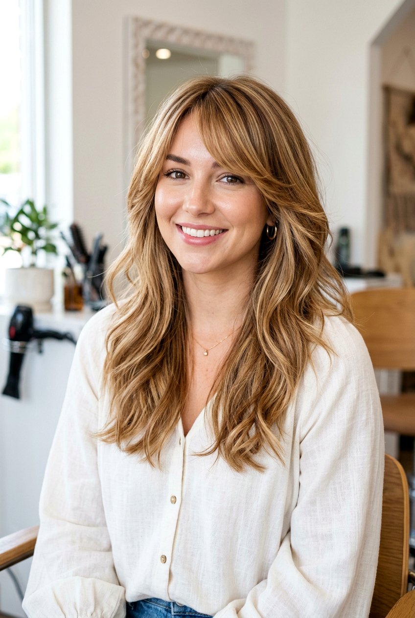 Dimensional Caramel Blonde Layers - 20 lived in caramel blonde hair - 20 lived in caramel blonde hair