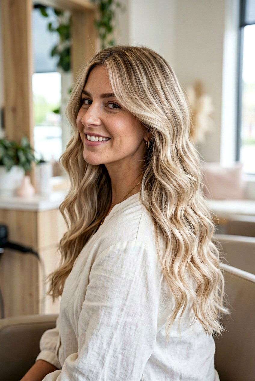 20 Stunning Champagne Blonde Balayage Ideas for a Fresh Look
