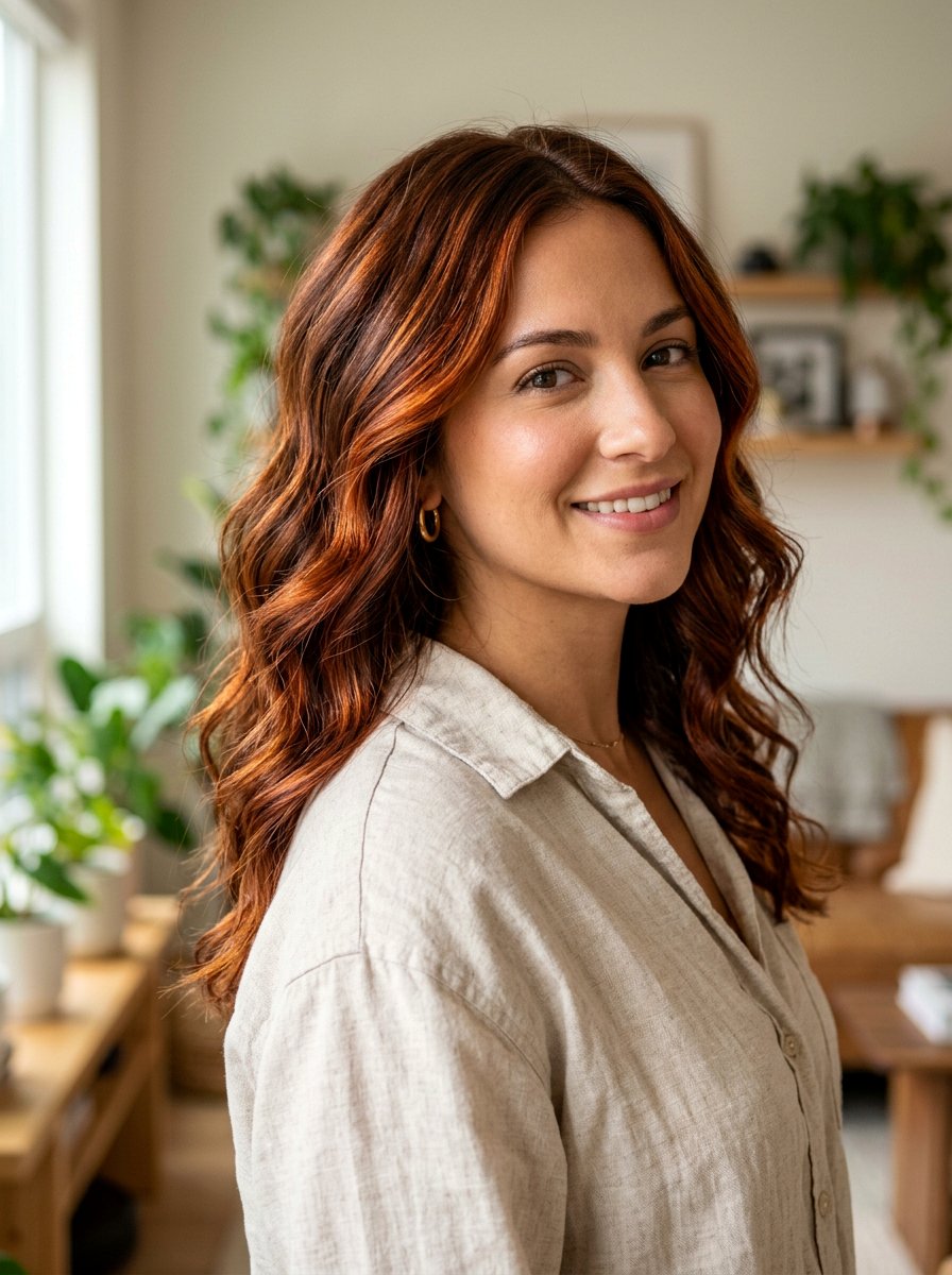 Dimensional Copper Gloss On Brunettes - 20 copper gloss hair color for brunettes - 20 copper gloss hair color for brunettes