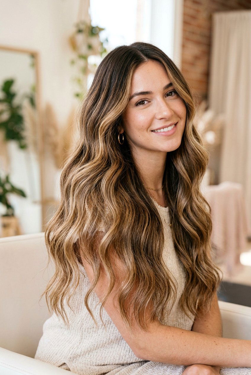 Dimensional Rooted Balayage for Brunettes - 20 rooted balayage for brunettes - 20 rooted balayage for brunettes