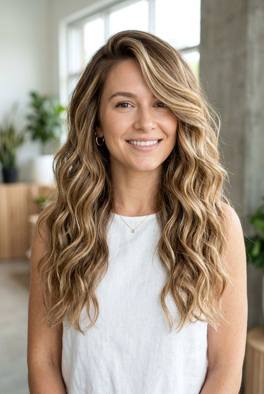 Dimensional Sandy Bronde Foilayage - 20 sandy bronde hair color - 20 sandy bronde hair color